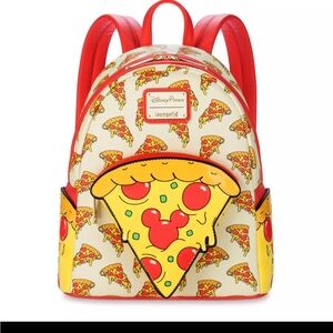 Loungefly Disney Parks l Mini Backpack - Disney Eats Mickey Pizza